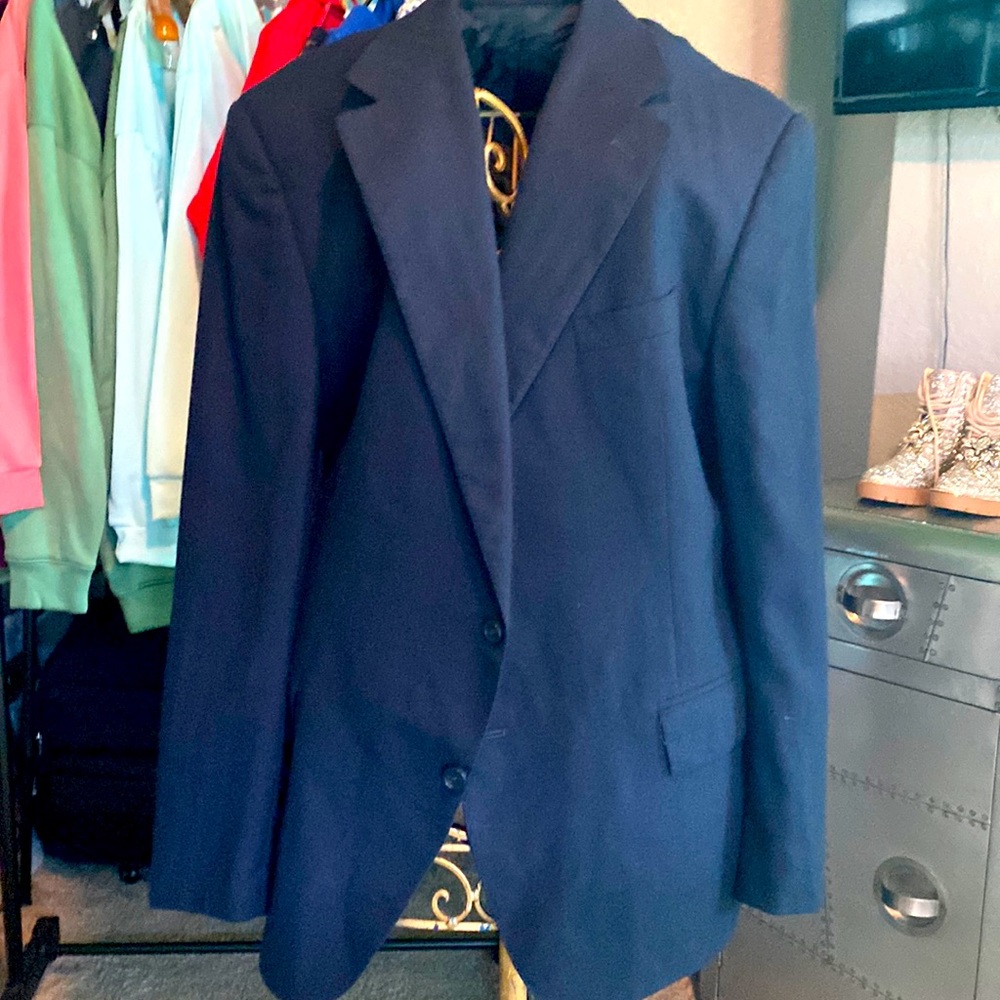 Navy blue men blazer